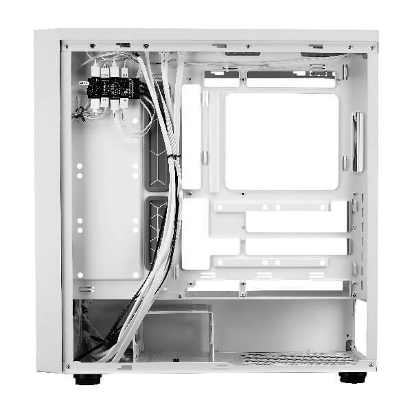 Cooler Master MasterBox 600 ARGB White E-ATX Mid Tower Case